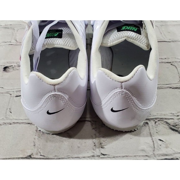 Nike Zoom LJ 4 Track Field 415339-101 White Hyperjade MENS SZ 9 WOMENS SZ 10.5 - Picture 8 of 8